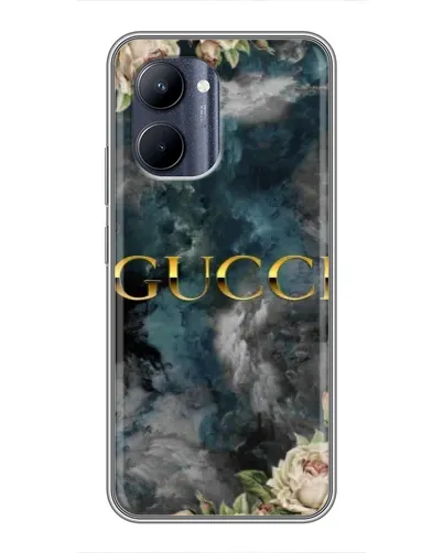 Чохол для Realme C33 з картинкою «Абстрактні квіти Gucci» Чохол для Realme C33 з картинкою «Абстрактні квіти Gucci»