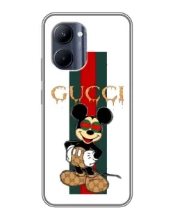 Чохол для Realme C33 з картинкою «Міккі Маус Gucci — смуги»