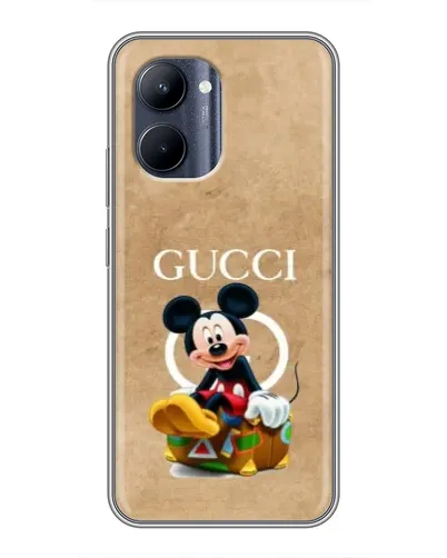 Чохол для Realme C33 з картинкою «Міккі Маус Gucci — крафт» Чохол для Realme C33 з картинкою «Міккі Маус Gucci — крафт»