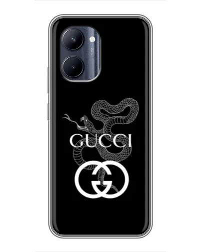 Чохол для Realme C33 з картинкою «Gucci — срібна змія» Чохол для Realme C33 з картинкою «Gucci — срібна змія»