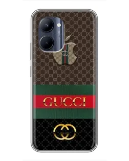 Чохол для Realme C33 з картинкою «Gucci — брендований десерт»