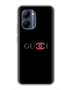 Чохол для Realme C33 з картинкою «Gucci — червоний градієнт»