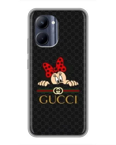 Чохол для Realme C33 з картинкою «Мінні Маус Gucci — чорний» Чохол для Realme C33 з картинкою «Мінні Маус Gucci — чорний»