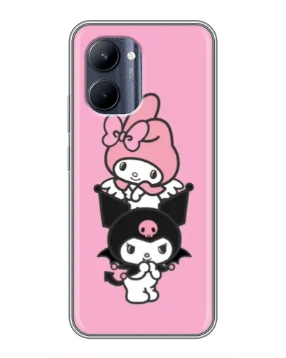 Чохол для Realme C33 з картинкою «My Melody та Kuromi» Чохол для Realme C33 з картинкою «My Melody та Kuromi»