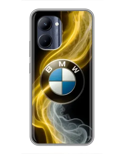 Чохол для Realme C33 з картинкою «Золотистий дим BMW» Чохол для Realme C33 з картинкою «Золотистий дим BMW»