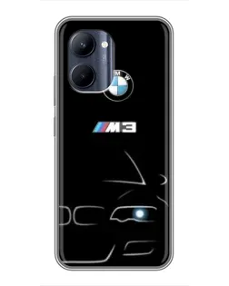 Чохол для Realme C33 з картинкою «Мінімалістичний принт BMW M3»
