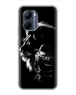Чохол для Realme C33 з картинкою «BMW та лев»