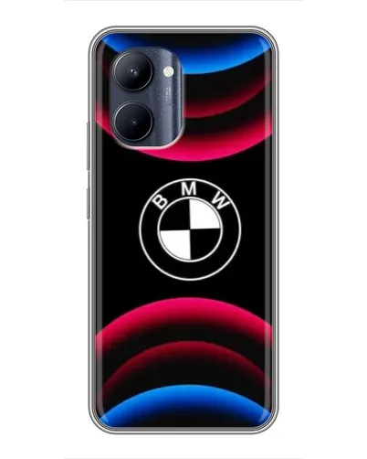 Чохол для Realme C33 з картинкою «Логотип BMW та неонові дуги» Чохол для Realme C33 з картинкою «Логотип BMW та неонові дуги»