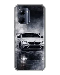 Чохол для Realme C33 з картинкою «BMW крізь туман»