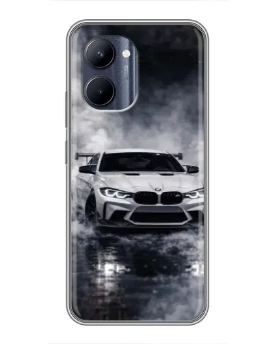 Чохол для Realme C33 з картинкою «BMW крізь туман» Чохол для Realme C33 з картинкою «BMW крізь туман»