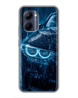 Чохол для Realme C33 з картинкою «BMW під дощем»