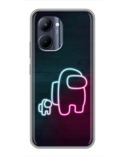 Чохол для Realme C33 з картинкою «Among Us неон-арт» Чохол для Realme C33 з картинкою «Among Us неон-арт»