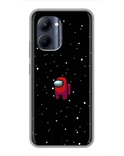 Чохол для Realme C33 з картинкою «Червоний Among Us»
