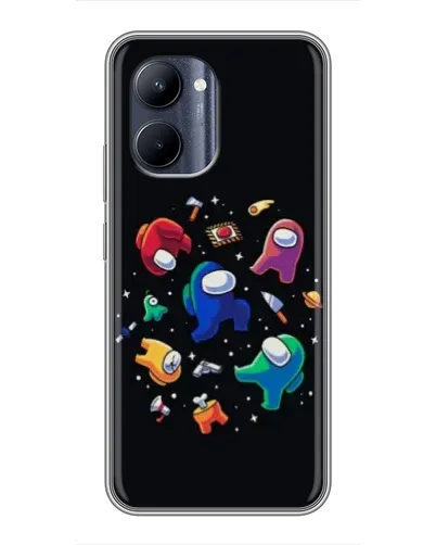 Чохол для Realme C33 з картинкою «Among Us космос» Чохол для Realme C33 з картинкою «Among Us космос»
