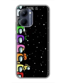 Чохол для Realme C33 з картинкою «Команда Among Us»