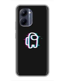 Чохол для Realme C33 з картинкою «Among Us неон»