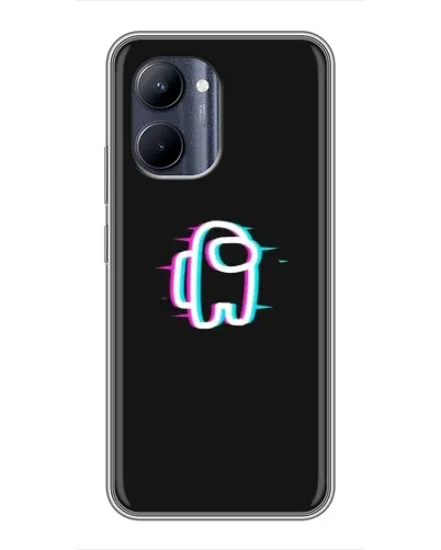 Чохол для Realme C33 з картинкою «Among Us неон» Чохол для Realme C33 з картинкою «Among Us неон»