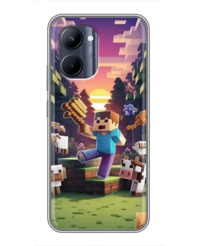 Чохол для Realme C33 з картинкою «Стів на фермі»