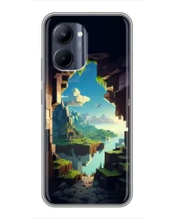 Чохол для Realme C33 з картинкою «Вид з печери» Чохол для Realme C33 з картинкою «Вид з печери»