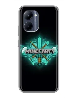 Чохол для Realme C33 з картинкою «Minecraft Diamond лого» Чохол для Realme C33 з картинкою «Minecraft Diamond лого»