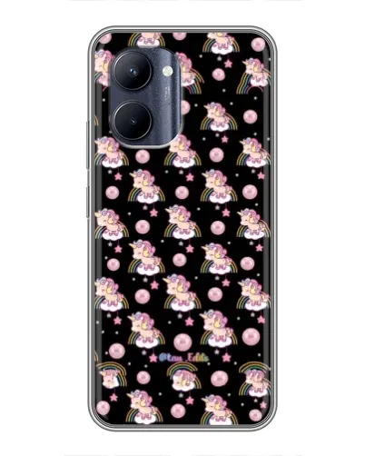 Чехол для Realme C33 с картинкой «Magic Unicorn паттерн»