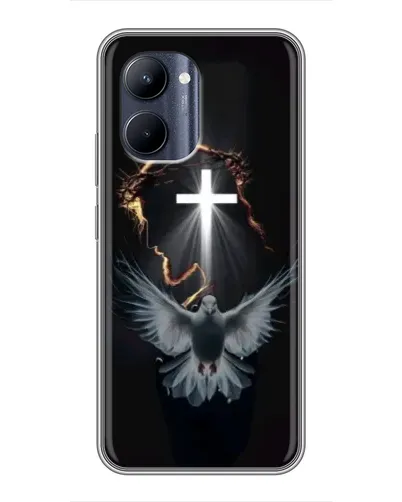 Чохол для Realme C33 з картинкою «Голуб та Світло»