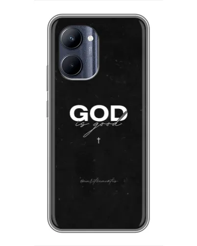 Чохол для Realme C33 з картинкою «GOD — Бог над усім»