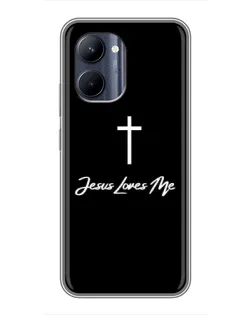 Чохол для Realme C33 з картинкою «Ісус любить тебе»