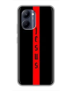 Чохол для Realme C33 з картинкою «Червона лінія віри»