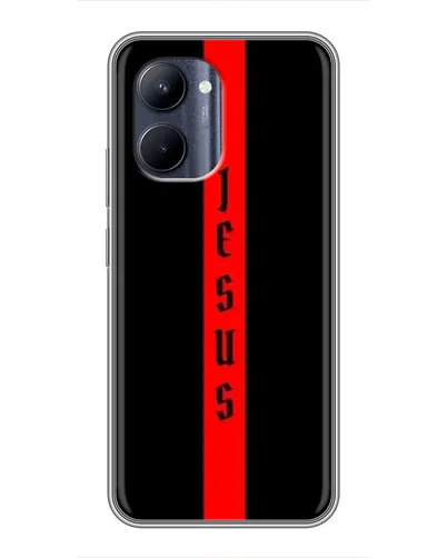 Чохол для Realme C33 з картинкою «Червона лінія віри»