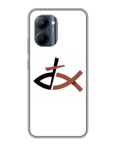 Чохол для Realme C33 з картинкою «Риба та хрест»