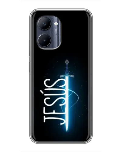 Чохол для Realme C33 з картинкою «Меч Духа Jesus»