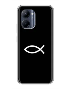 Чехол для Realme C33 с картинкой «Символ рыбы Jesus» Чехол для Realme C33 с картинкой «Символ рыбы Jesus»