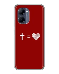 Чехол для Realme C33 с картинкой «Уравнение любви» Чехол для Realme C33 с картинкой «Уравнение любви»