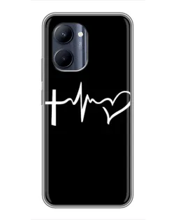Чехол для Realme C33 с картинкой «Пульс веры» Чехол для Realme C33 с картинкой «Пульс веры»