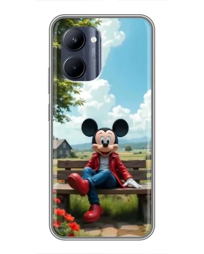 Чехол для Realme C33 с картинкой «Микки на скамейке» Чехол для Realme C33 с картинкой «Микки на скамейке»
