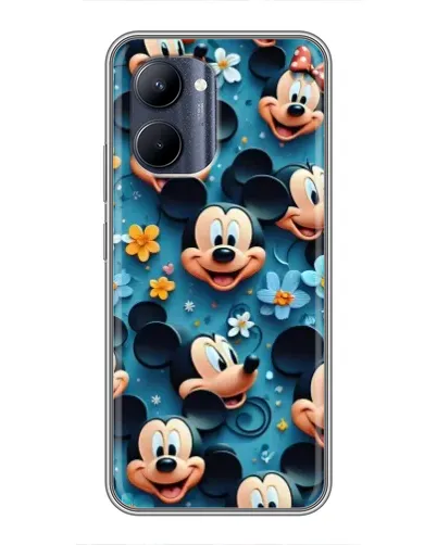 Чехол для Realme C33 с картинкой «Паттерн Микки и Минни» Чехол для Realme C33 с картинкой «Паттерн Микки и Минни»