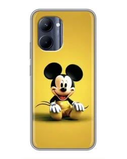 Чехол для Realme C33 с картинкой «Микки на желтом» Чехол для Realme C33 с картинкой «Микки на желтом»