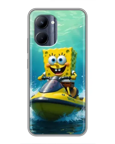 Чохол для Realme C33 з картинкою «Спанч Боб на гідроциклі» Чохол для Realme C33 з картинкою «Спанч Боб на гідроциклі»