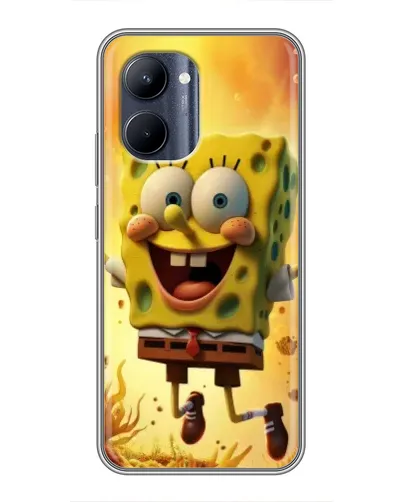 Чохол для Realme C33 з картинкою «Губка Боб стрибає» Чохол для Realme C33 з картинкою «Губка Боб стрибає»
