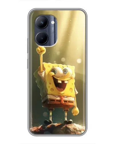 Чохол для Realme C33 з картинкою «Сяючий Спанч Боб» Чохол для Realme C33 з картинкою «Сяючий Спанч Боб»