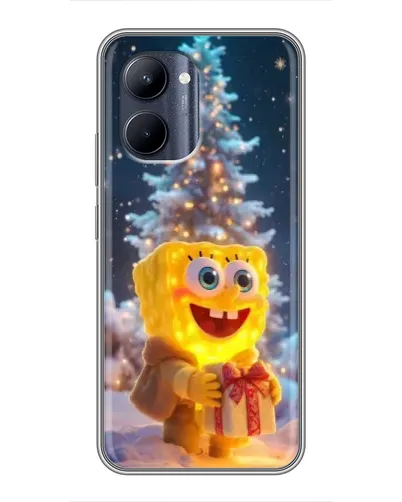 Чохол для Realme C33 з картинкою «Різдвяний Спанч Боб» Чохол для Realme C33 з картинкою «Різдвяний Спанч Боб»