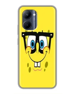 Чехол для Realme C33 с картинкой «Минималистичный Спанч Боб» Чехол для Realme C33 с картинкой «Минималистичный Спанч Боб»