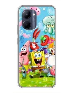 Чехол для Realme C33 с картинкой «Губка Боб и друзья» Чехол для Realme C33 с картинкой «Губка Боб и друзья»