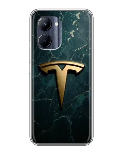 Чохол для Realme C33 з картинкою «Мармурова Tesla Gold» Чохол для Realme C33 з картинкою «Мармурова Tesla Gold»