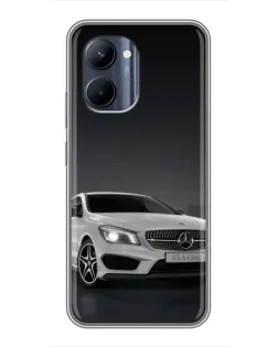 Чохол для Realme C33 з картинкою «Mercedes AMG GT Silver»
