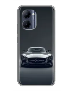 Чохол для Realme C33 з картинкою «Mercedes на чорному»