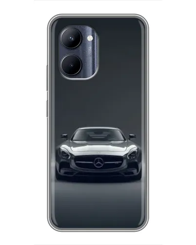 Чохол для Realme C33 з картинкою «Mercedes на чорному»