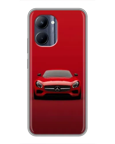Чохол для Realme C33 з картинкою «Червоний Mercedes AMG»
