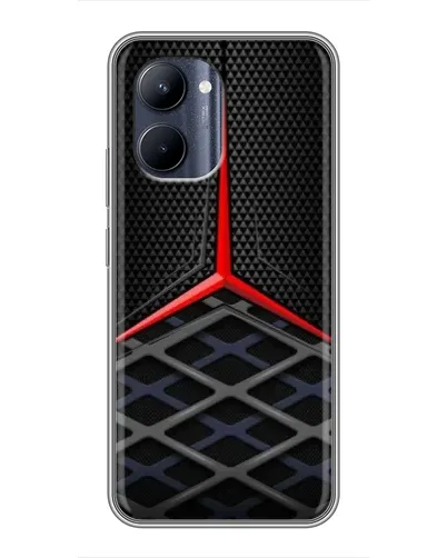 Чохол для Realme C33 з картинкою «Mercedes Carbon Grid»